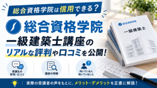 総合資格学院は信用できる？一級建築士講座のリアルな評判や口コミを公開！